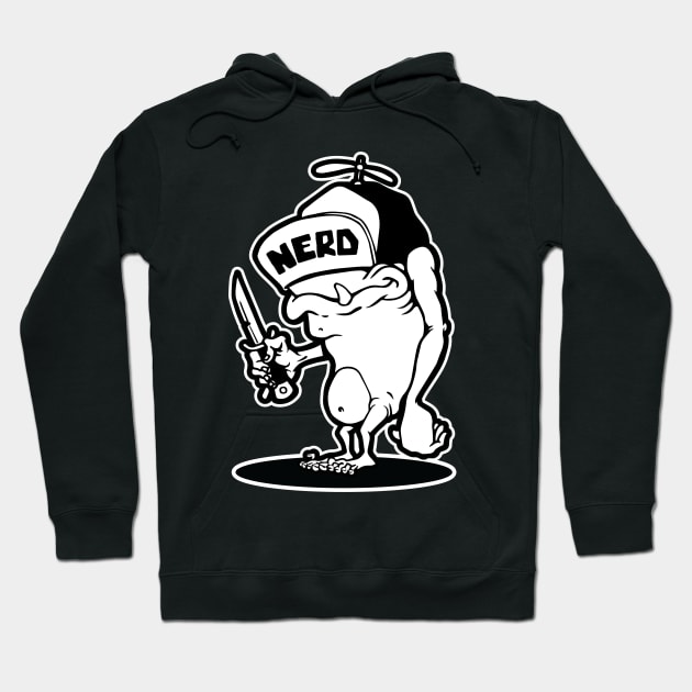 Nerd Hoodie by artwork-a-go-go